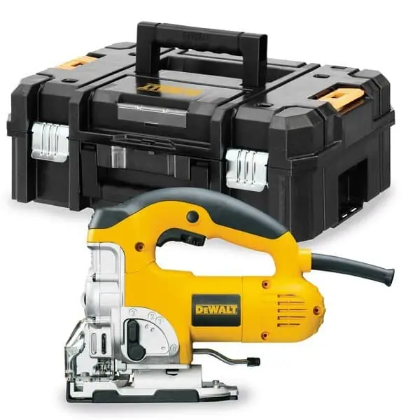 Seghetto alternativo DeWalt con impugnatura staffa, motore 701 W, con attacco lama rapido universale Express Levering