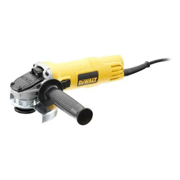Smerigliatrice angolare piccola DeWalt con interruttore No-Volt, motore 800 W, diametro lama 115 mm Lage Kosten