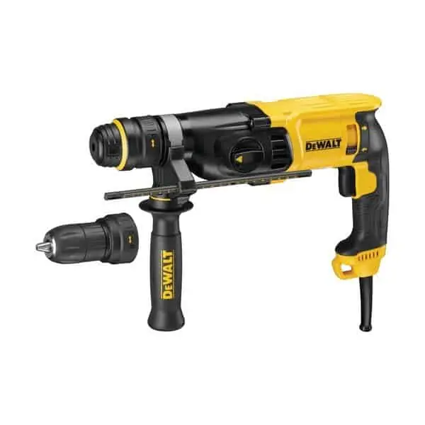 Tassellatore elettrico SDS-Plus DeWalt a 3 modalità, capacità foratura 26 mm, con doppio mandrino attacco rapido Gecertificeerd