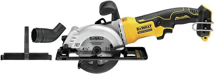Goedkoop Sega circolare compatta DeWalt a batteria, motore Brushless 18 V, diametro lama 115 mm, senza batteria e caricabatteria
