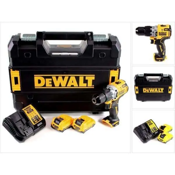 Trapano avvitatore con percussione compatto DeWalt a batteria 12 V, con motore Brushless Actieprijs