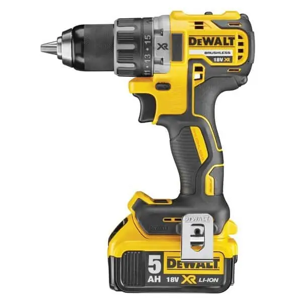 Trapano avvitatore 2 velocità DeWalt a batteria 18 V, con motore Brushless e mandrino autoserrante 1,5-13 mm Merkproduct