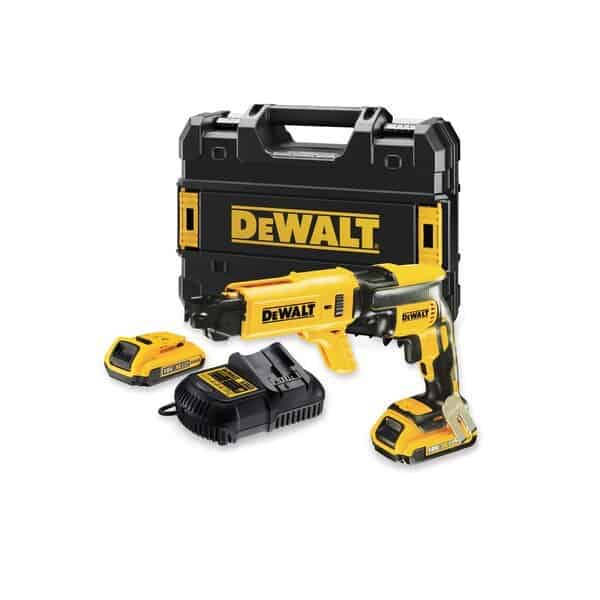 Avvitatore 18 V DeWalt per cartongesso, con motore Brushless e caricatore vite a nastro, attacco 6,35 mm Veilige Betaling
