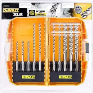 Uitverkoop Set 10 punte assortite XLR DeWalt per muro, con cassettina in plastica rigida