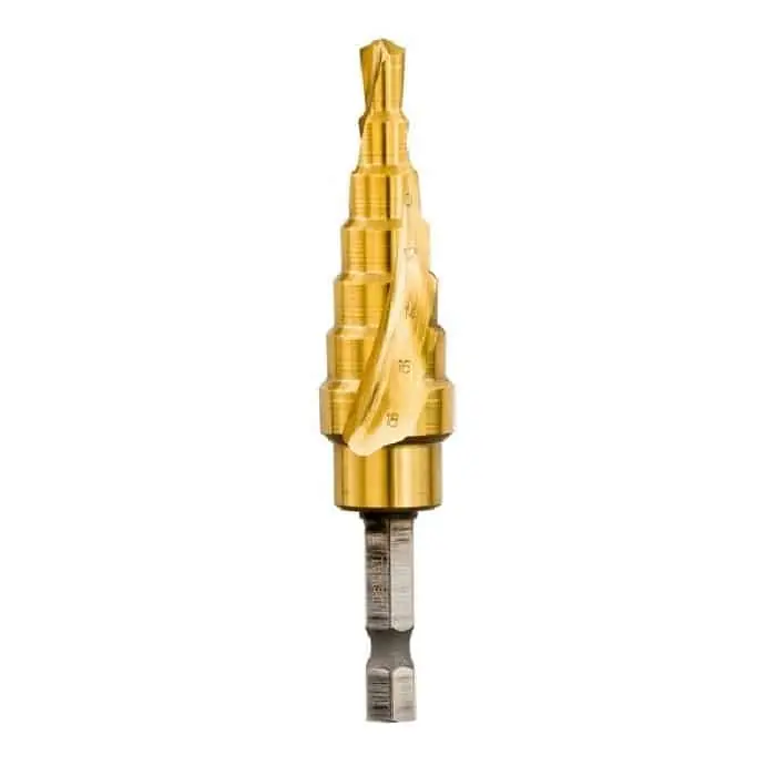 Alleen Vandaag Punta trapano a gradini Dewalt per metallo, 6 diametri da 8 a 18 mm, codolo esagonale