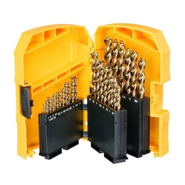 Populair Set 29 punte Extreme 2 DeWalt per metallo, con cassettina grande