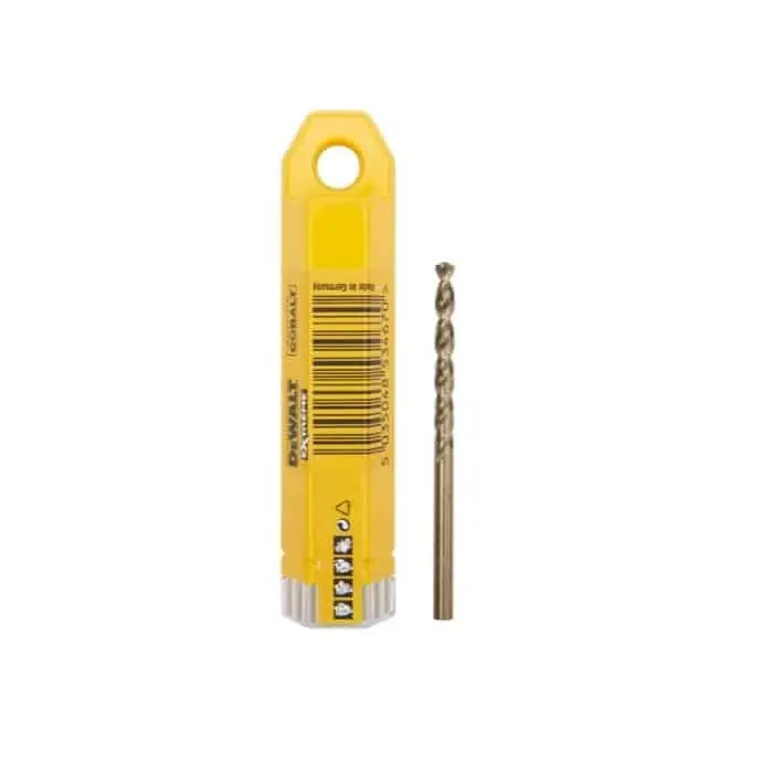 Bestel Nu Punta Dewalt Hss-Co Extreme, 10 pezzi, diametro 3.5 mm, lunghezze 70x39 mm, finitura Cobalto