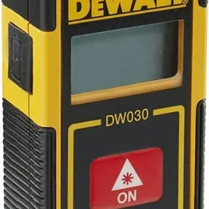 Speciale Aanbieding Misuratore laser tascabile DeWalt, distanza 0-9 m, con batteria ricaricabile, precisione tipica +/- 6 mm