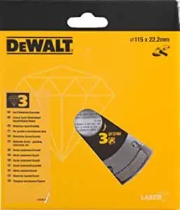 Laatste Versie Disco diamantato per granito DeWalt per flessibile, diametro 115 mm, foro 22,2 mm