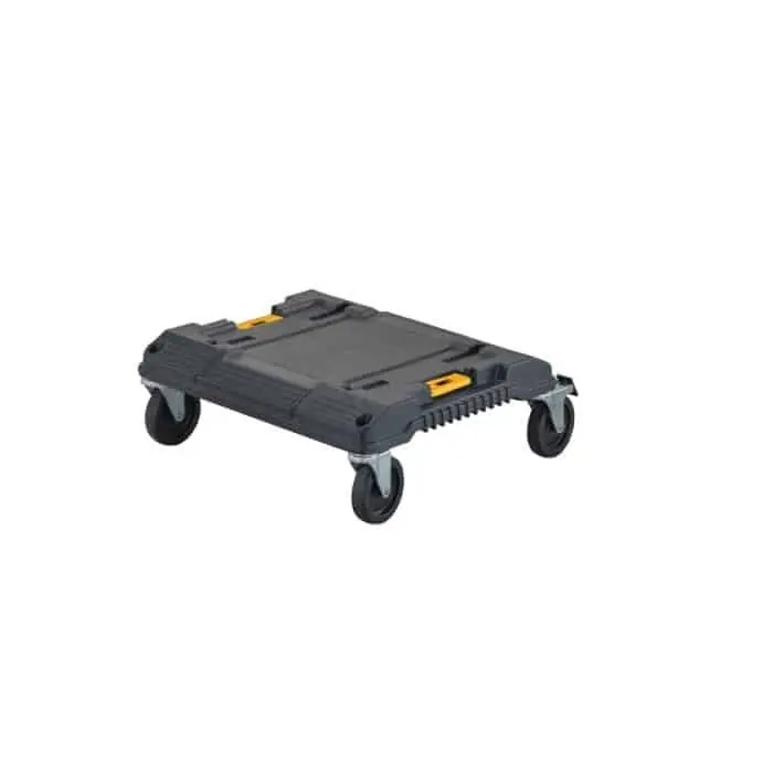 Aanbieding Carrello per trasporto elettroutensili TSTAK Dewalt, 4 ruote girevoli, carico massimo 100 kg, dimensioni 486x436x181 mm