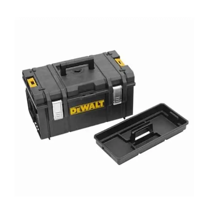 Cassetta porta utensili Tough System Dewalt, vaschetta estraibile, dimensioni 308x336x550 mm Betrouwbaar