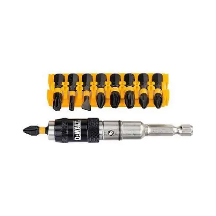 Shop Nu Set porta inserti magnetico pivotale Dewalt, 10 inserti Impact Torsion Extreme, lunghezza 25 mm