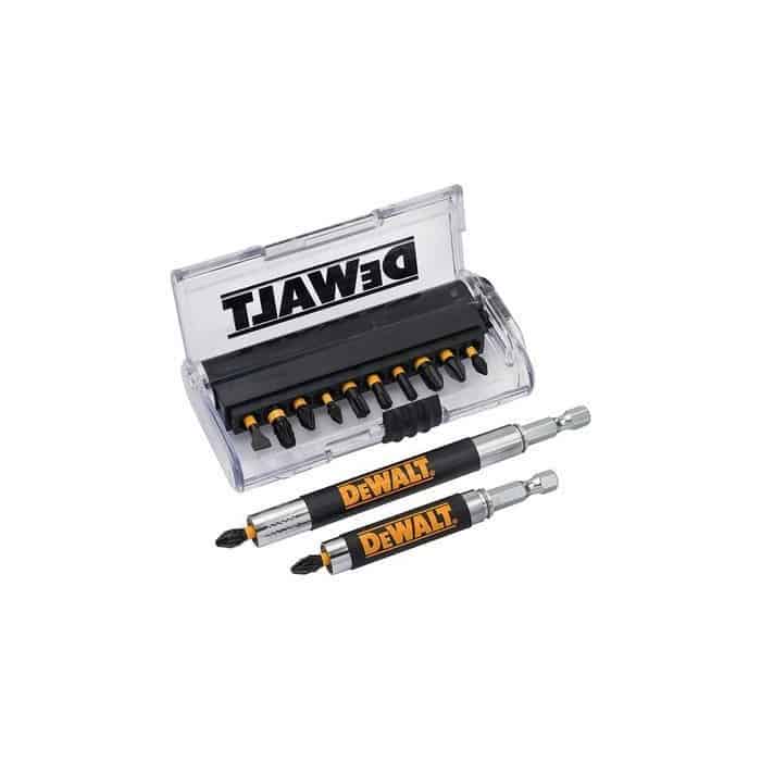 Set adattatore magnetico Dewalt con guida, 14 inserti Impact Torsion Extreme 25 mm Merkproduct