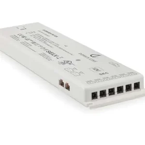 Alimentatore 12V DC Domus Line per illuminazione Led, dimensione 164x65x17 mm, imput 100-240 V AC, potenza 30 W, Tecnoplastica finitura Bianca Koop Online