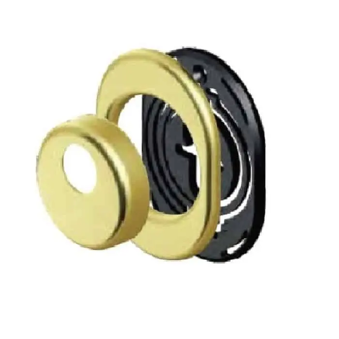 Kit cover con mostrina Disec per rinforzo Sferik, dimensioni 85x65 mm, colore Bronzo Must-Have