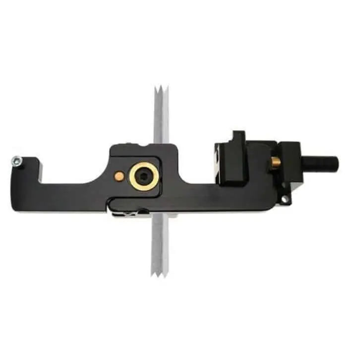 Catenaccio sicurezza Disec Sp01 modello Super Block, per spagnoletta 2 ante, lunghezza 207 mm, finitura Verniciato Nero Nieuw