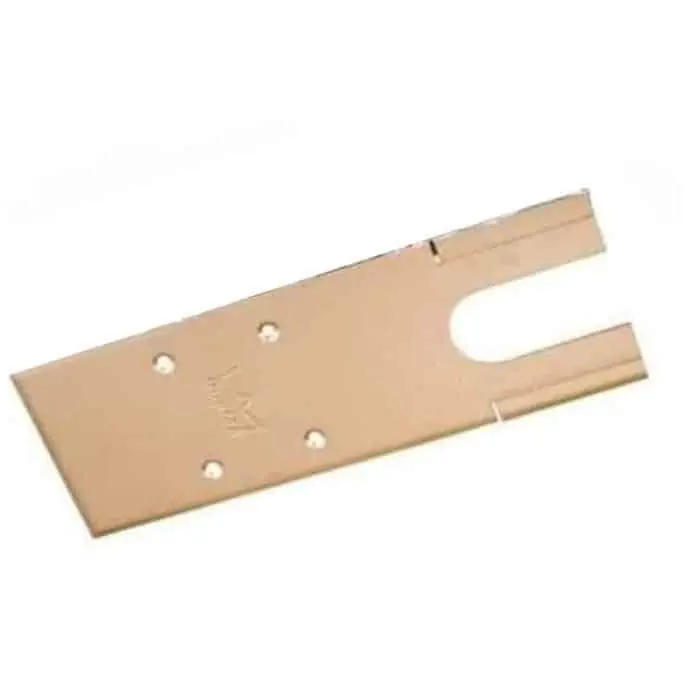 Hoge Kwaliteit Piastra di copertura BTS 75V Dorma, lunghezza 286 mm larghezza 105 mm, finitura Ottone spazzolato Opaco