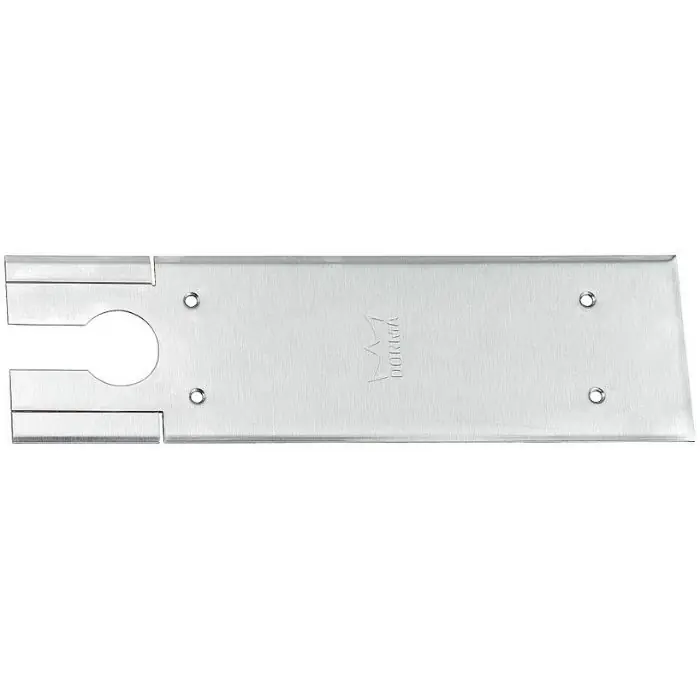 Piastra di copertura BTS 80 Dorma, lunghezza 358 mm larghezza 105 mm, finitura Inox Goedkoop