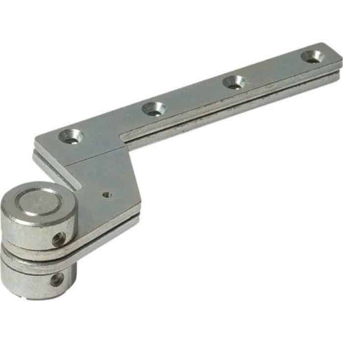 Cardine superiore 45300016 Dorma 7411 K/56 con perno e boccola eccentrica, per porta a battente, finitura Zincato Speciale Aanbieding