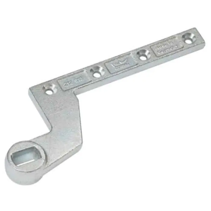 Cardine inferiore 45010003 Dorma 7411/56, per porta a battente, portata kg. 300, finitura Zincato Exclusieve Aanbieding