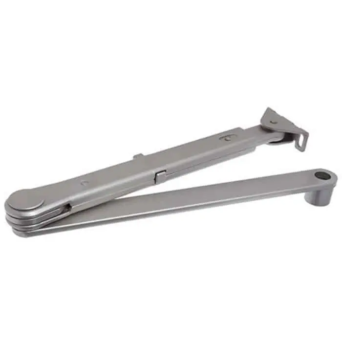 Flitsaanbieding Braccio a compasso 220030 Dormakaba, con fermo per chiudiporta serie TS 72-83-89, finitura Argento