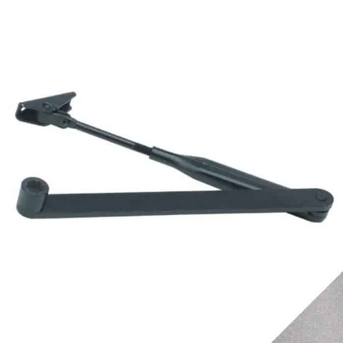 Speciale Aanbieding Braccio a compasso 22002301 Dormakaba, senza fermo per chiudiporta serie TS 72-83-89, finitura Argento