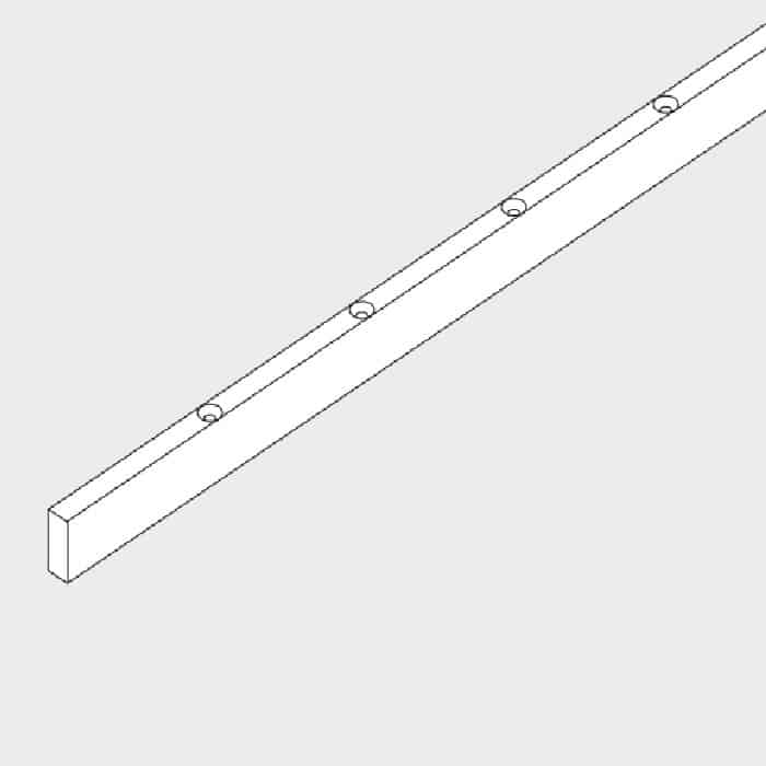 Betrouwbaar Set adattatore per legno Dorma Muto Comfort M 60, profilo 10x23 mm
