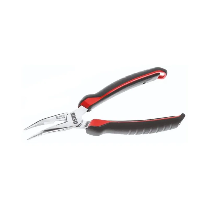 Pinza 113 AXP Usag per serraggio e taglio, becco mezzotondo lunghissimo piegato a 45 gradi 44 mm, lunghezza 160 mm Betrouwbaar