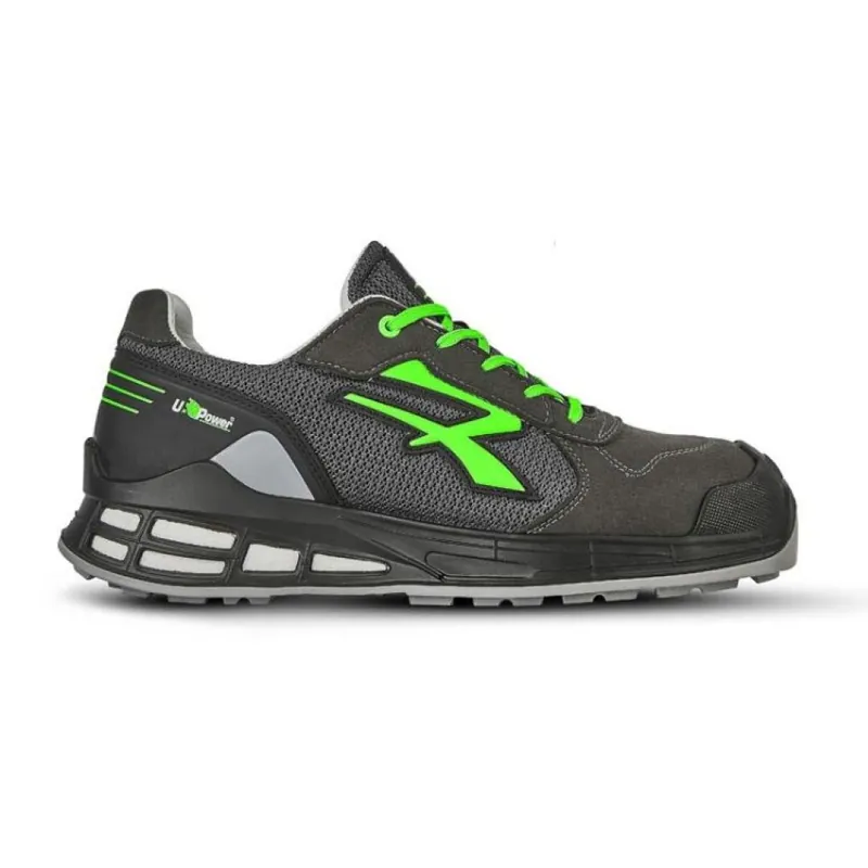 Scarpa antinfortunistica U Power Egon bassa, linea Red Premium, classe protezione S1P ESD SRC, tomaia traspirante e microfibra, numero 41 Alleen Vandaag