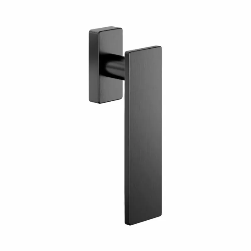 Martellina DK Due DND DU25 per finestra, rosetta quadra 31x64x12 mm, Ottone finitura Grafite Satinato Dagaanbieding