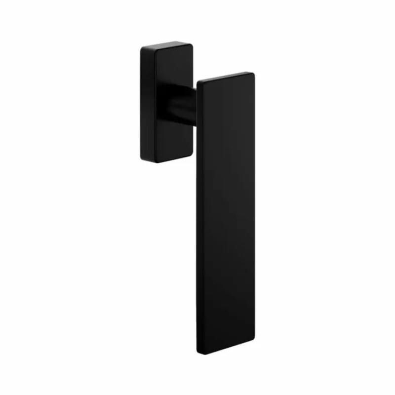 Gecertificeerd Martellina DK Due DND DU25 per finestra, rosetta quadra 31x64x12 mm, Ottone finitura Nero