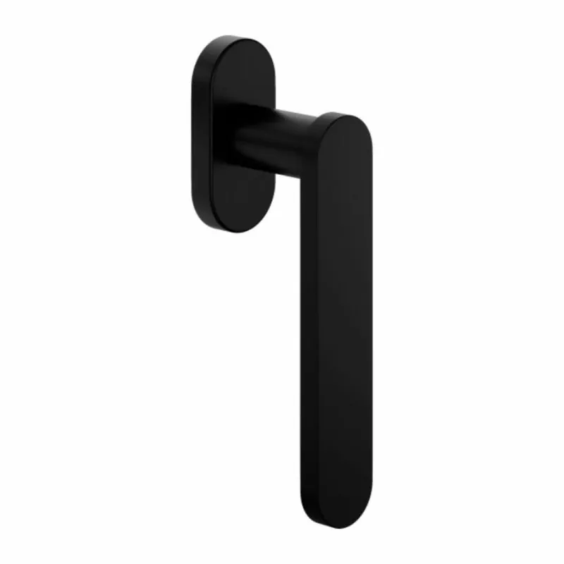 Finale Uitverkoop Martellina DK Short DND SH22V per finestra, rosetta ovale 31x64x9 mm, Ottone finitura Nero
