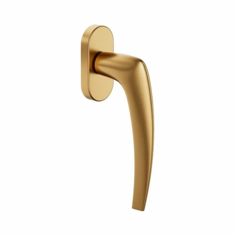Koopje Martellina DK Linear DND LI22V per finestra, rosetta ovale 31x64x9 mm, Ottone finitura Oro Antico Satinato