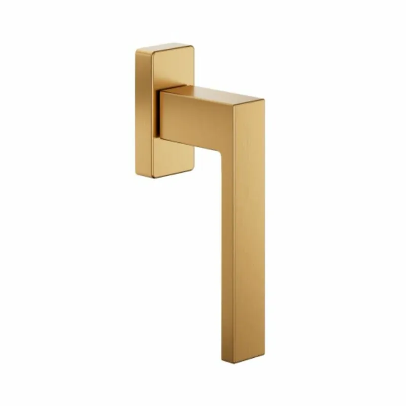 Korting Martellina DK Edra 02 DND ED25 per finestra, rosetta stretta 31x64X12 mm, Ottone finitura Oro Antico Satinato