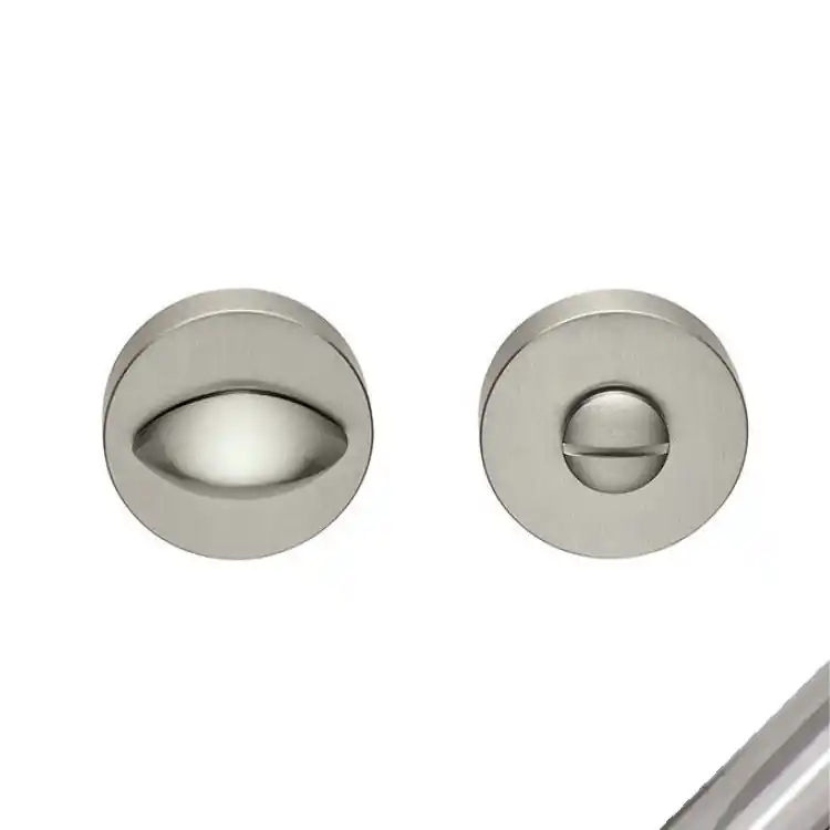 Lage Prijs Nottolino DND RDN08+A per porta bagno, rosetta tonda 50x7 mm, Ottone finitura Power Cromo Lucido
