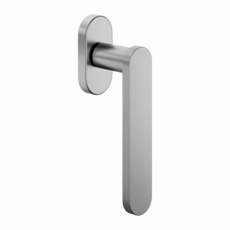 Martellina DK Short DND SH22V per finestra, rosetta ovale 31x64x9 mm, Ottone finitura Power Cromo Satinato Merkproduct
