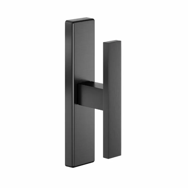 Nieuw Cremonese Edra 02 DND ED26M per finestra, rosetta stretta 160x35 mm, Ottone finitura Grafite Satinato