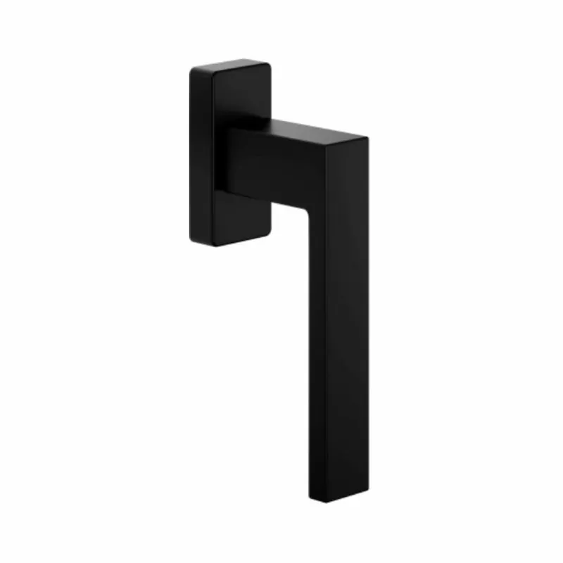 Weekendaanbieding Martellina DK Edra 02 DND ED25 per finestra, rosetta stretta 31x64X12 mm, Ottone finitura Nero