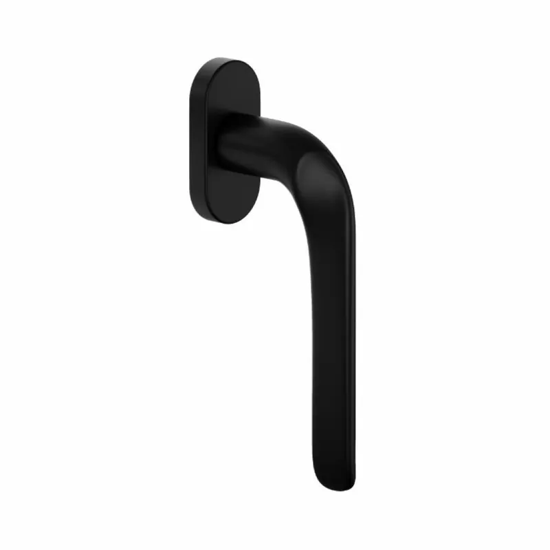 Martellina DK Chop DND CP22V per finestra, rosetta ovale 31x64x9 mm, Zama finitura Nero Fabrieksprijs