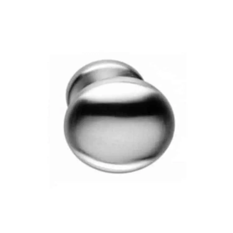 Op = Op Pomolo fisso per porta di ingresso, pomello a sfera diametro 70 mm colore Cromo Satinato
