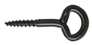 Incontro da avvitare per legno Didieffe FCR00794M00IP, per asta mezza tonda, finitura Verniciato Nero Snelle Levering