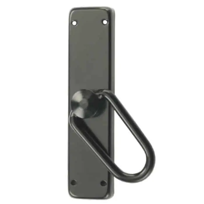 Veilige Betaling Cremonese a ridosso per aste esterne, modello pieghevole Didieffe 241EPIP Riviera, gioco MP, finitura Verniciato Nero.
