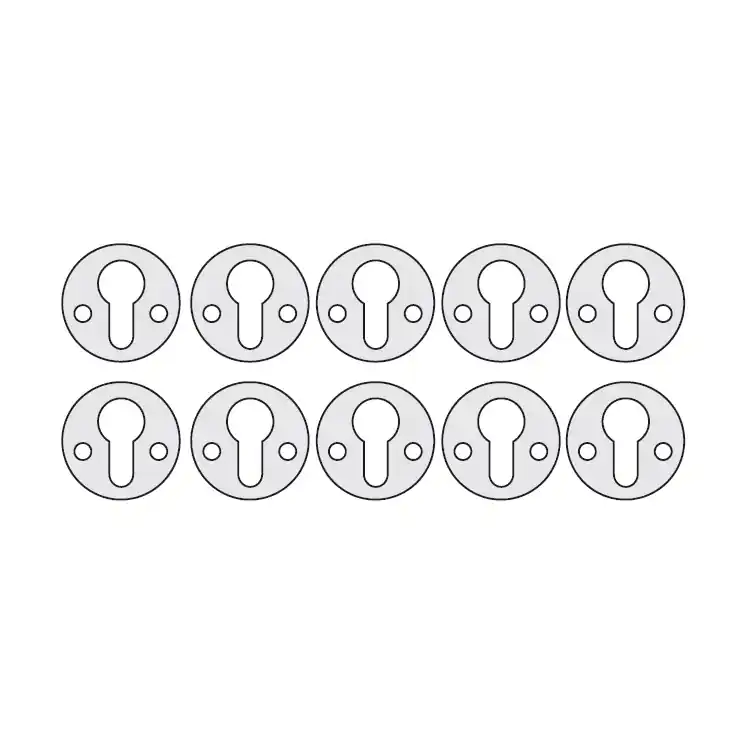 Confezione 10 distanziali 24N R Dierre per boccola di protezione, anche per Wall Security, per spessore 14-21 mm Gratis Retour