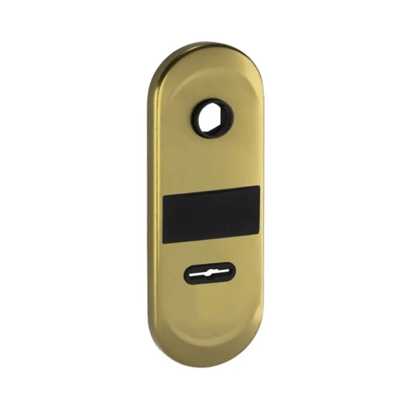 Snelle Levering Mostrina interna lunga 63FR New Creta Dierre per porta blindata, entrata chiave doppia mappa, finitura Bronzo
