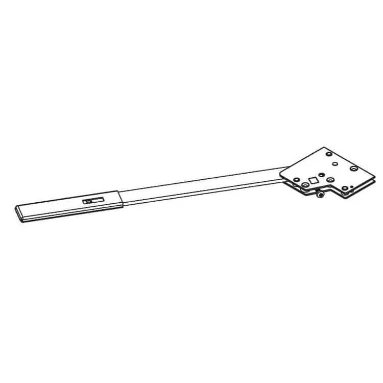 Speciale Aanbieding Selettore di chiusura 021 2 Dierre incassato per porta tagliafuoco, grandezza 2, lunghezza 405 mm