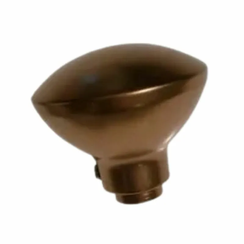 Pomolo 33I R New Creta Dierre, per porta blindata fisso-girevole, finitura Bronzo Gratis Retour