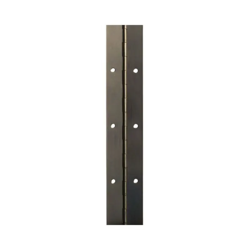 Cerniera metrica a libro 32 mm aperta, cerniera a nastro da avvitare in acciaio lunghezza asta da 3500 mm colore Brunito Must-Have