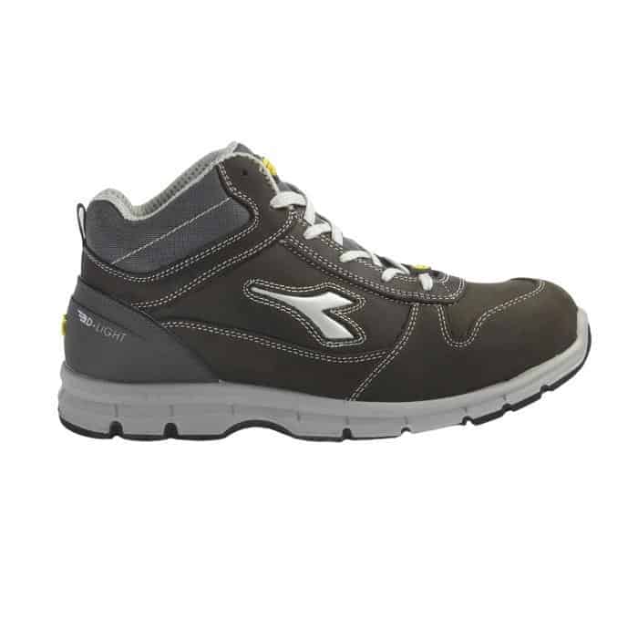 Scarpa antinfortunistica Diadora Run Mid S3 SRC ESD 701.175304, alta, numero 41, colore Grigio Castello 75068 Gratis Retour