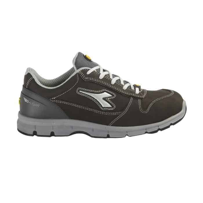 Scarpa antinfortunistica Diadora Run Low S3 SRC ESD 701.175303, bassa in nubuck pull-up, numero 41, colore Grigio Castello 75068 Korting