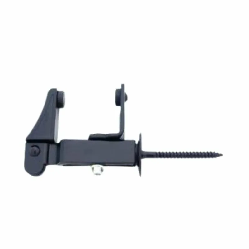 Fermapersiane a vite 842 Casale, a doppia regolazione 35-60 mm, lunghezza vite 85 mm, finitura Nero Merkproduct